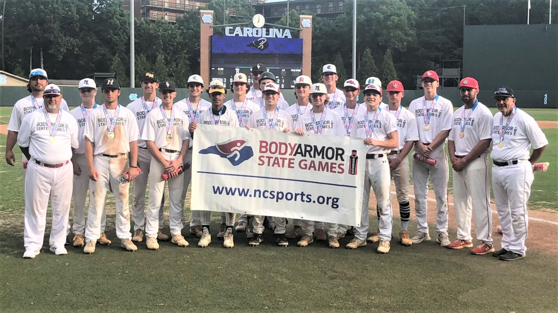 Local baseballers win gold at BodyArmor State Games